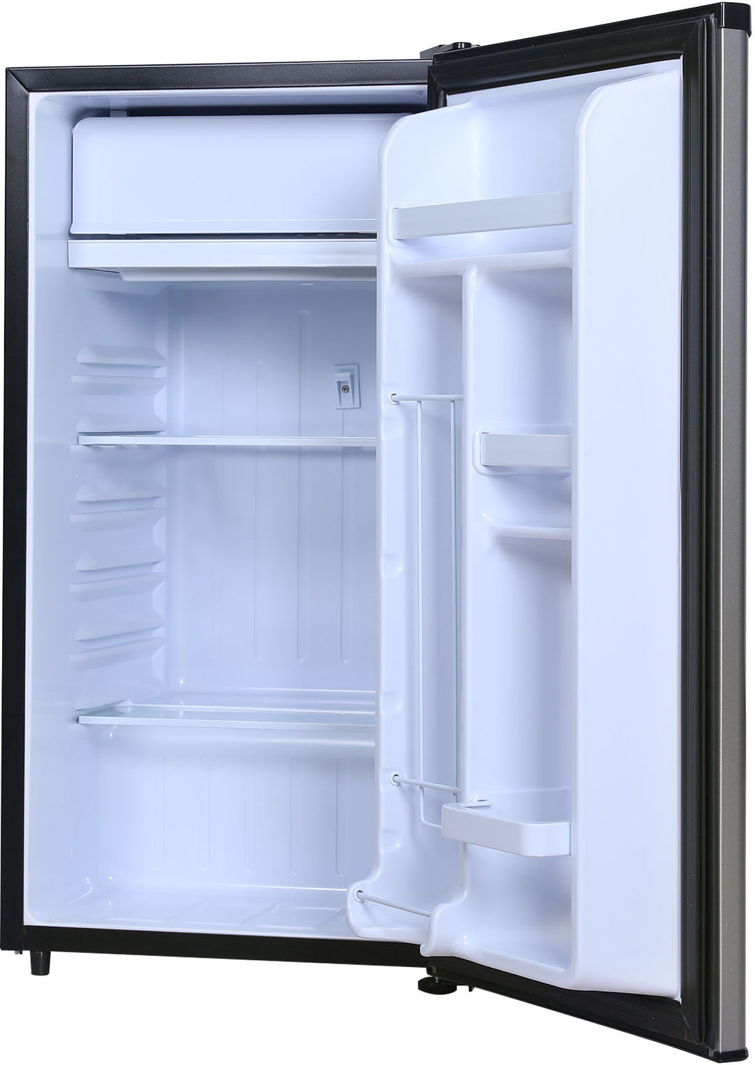 Frigidaire - Platinum Series Retro 3.2 Cu. Ft. Compact Fridge - Stainless with Chrome Trim - Stainless steel_2