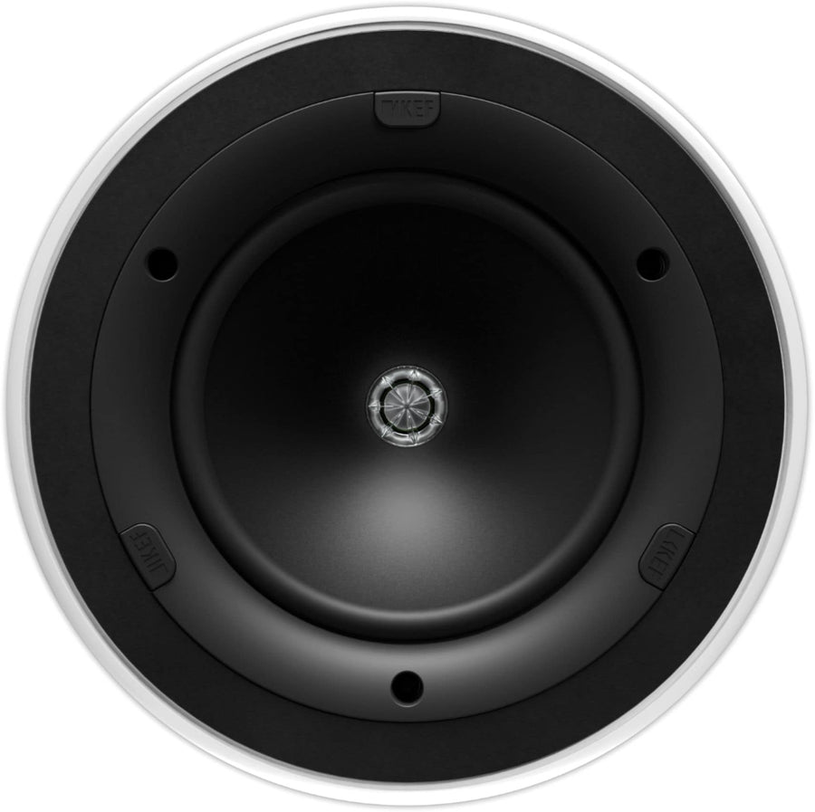 KEF - Ci160MR UNI-Q 6.5" Round In-Ceiling Speaker  Pair - Black_0