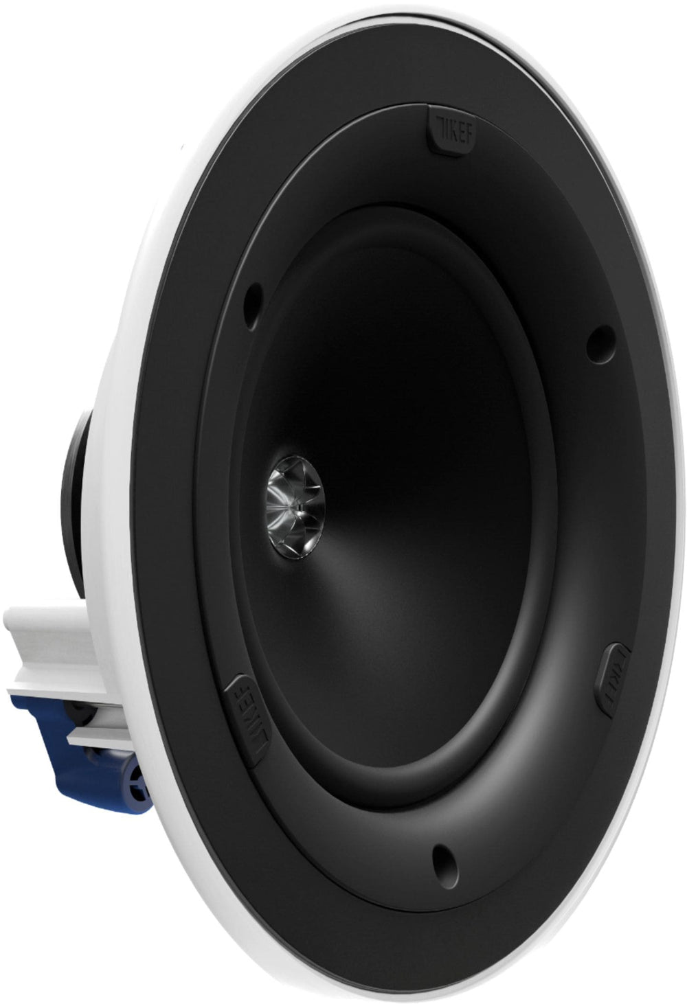KEF - Ci200MR UNI-Q 8" Round In-Ceiling Speaker  Pair - Black_1