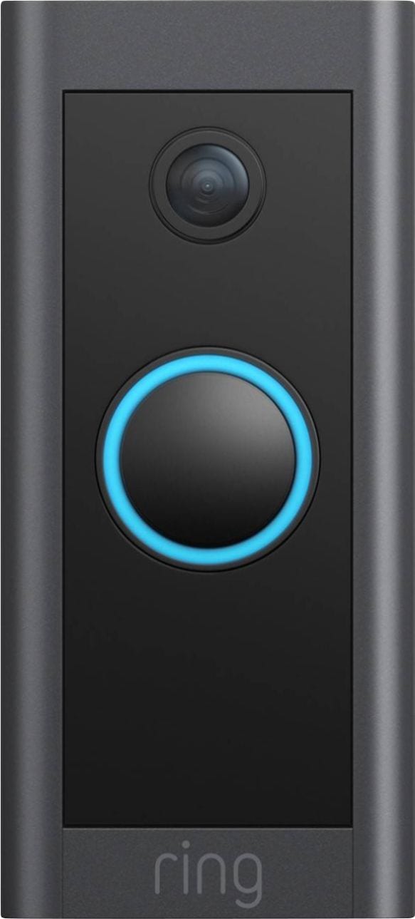 Ring - Wi-Fi Video Doorbell - Wired - Black_0