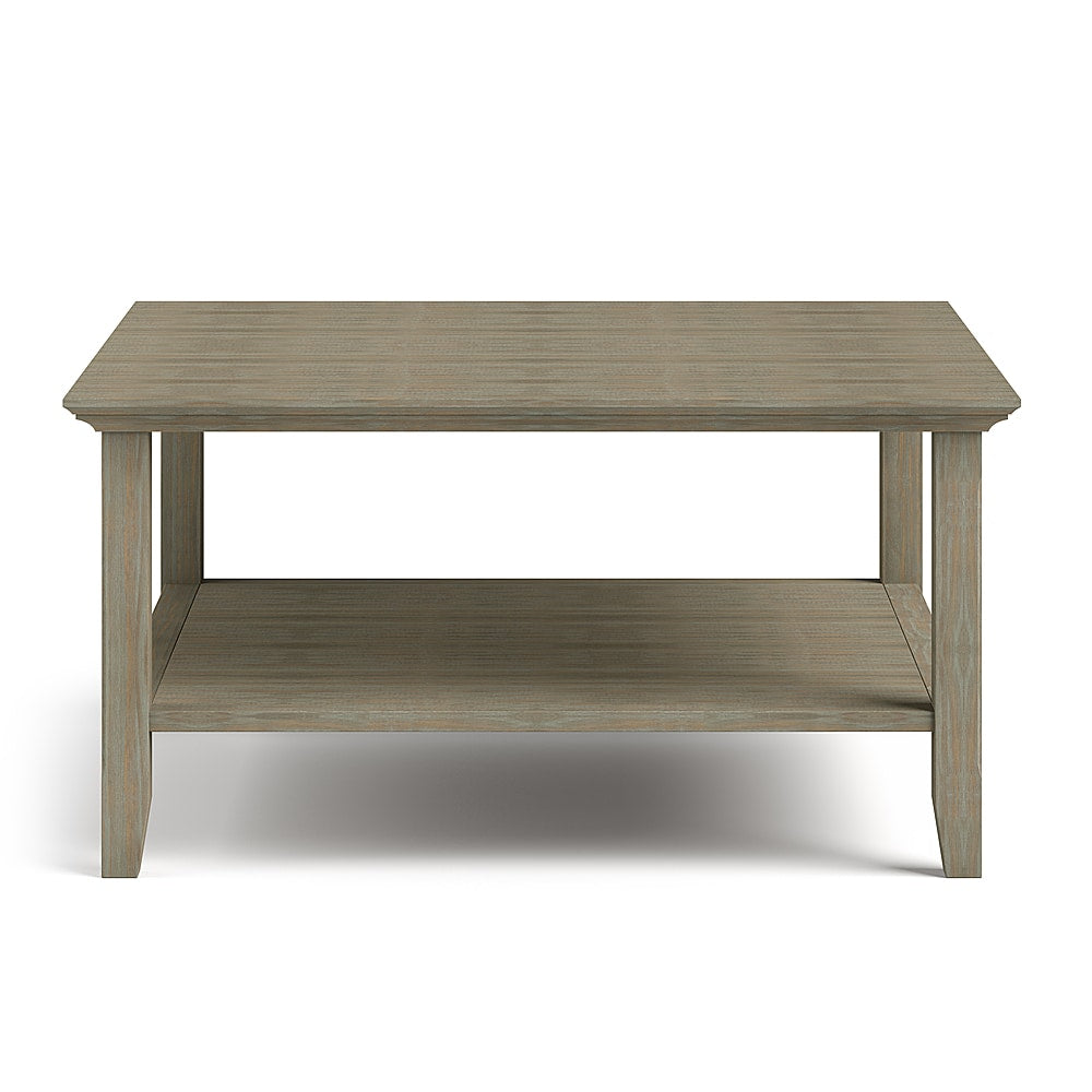 Simpli Home - Acadian Square Coffee Table - Distressed Grey_0