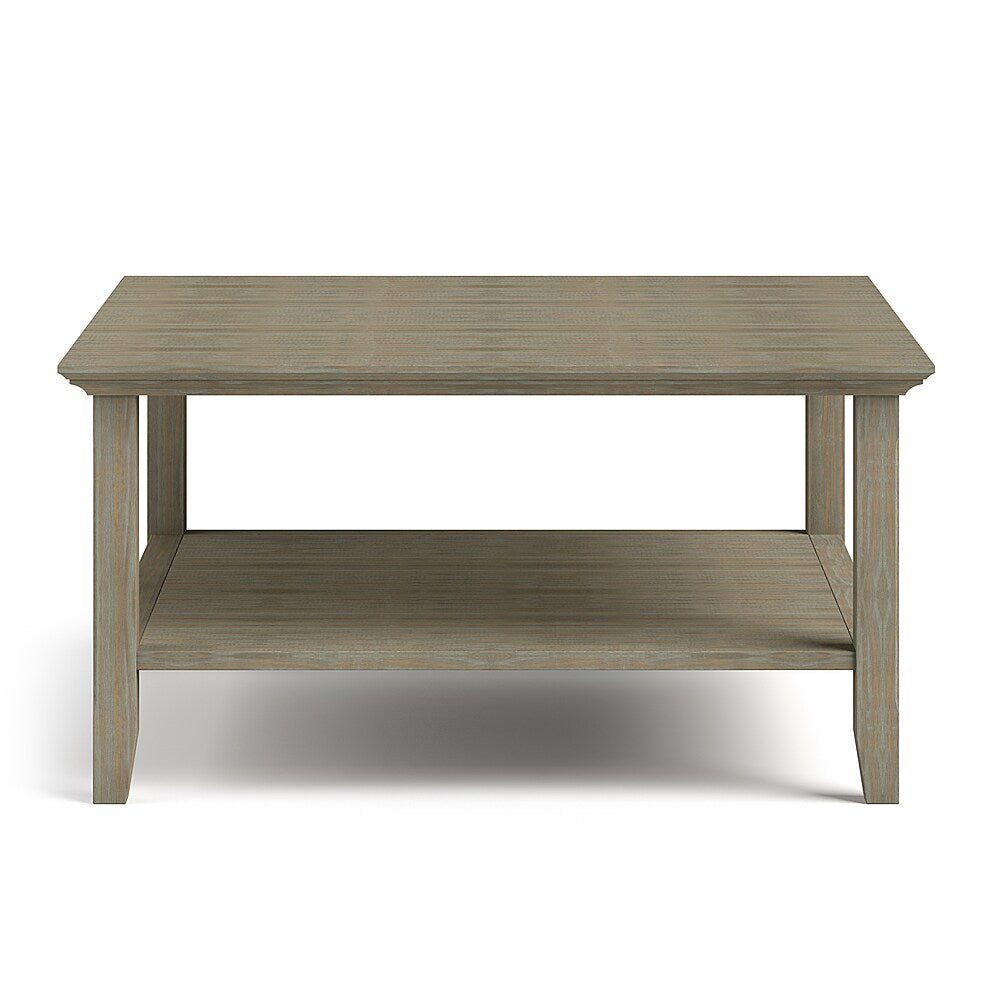 Simpli Home - Acadian Square Coffee Table - Distressed Grey_2
