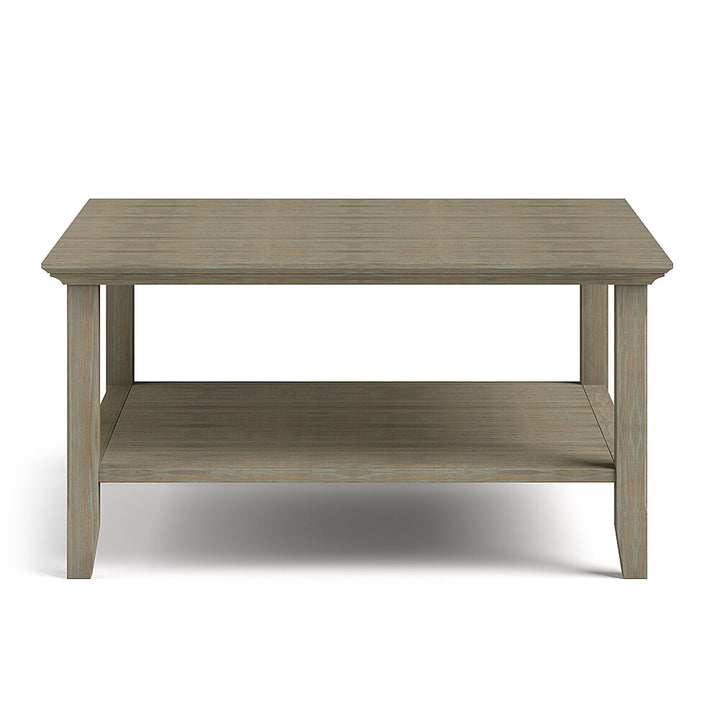 Simpli Home - Acadian Square Coffee Table - Distressed Grey_2