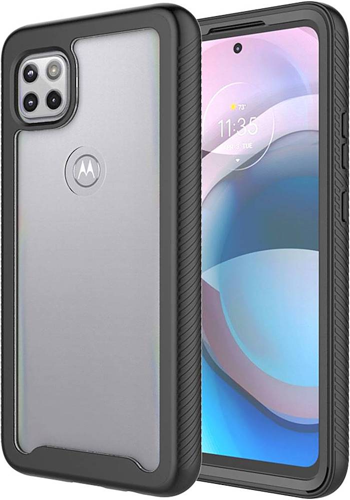 SaharaCase - Grip Series Case for Motorola One 5G Ace (2021) - Black_4