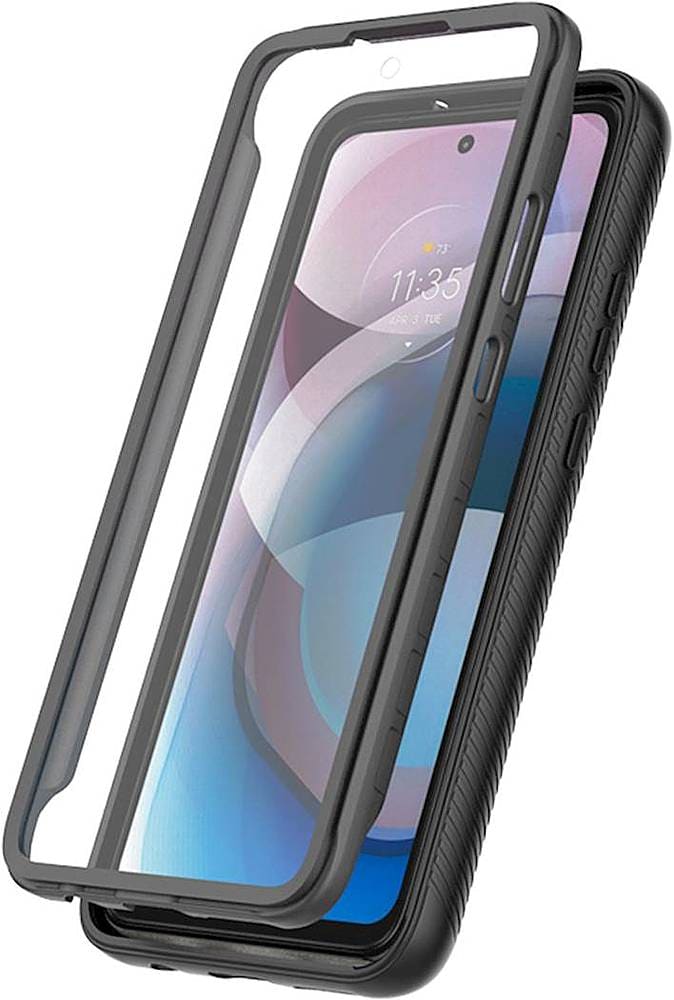 SaharaCase - Grip Series Case for Motorola One 5G Ace (2021) - Black_2