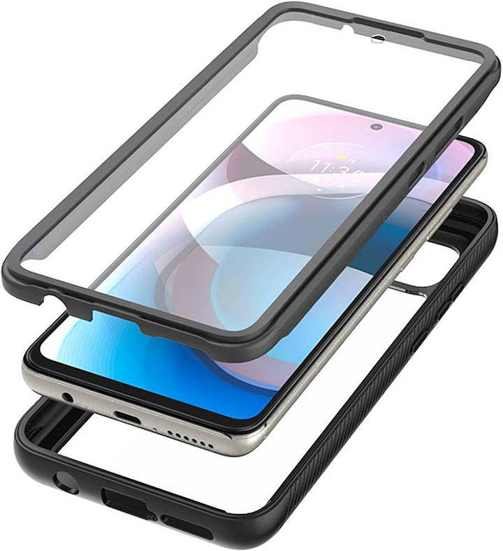 SaharaCase - Grip Series Case for Motorola One 5G Ace (2021) - Black_3