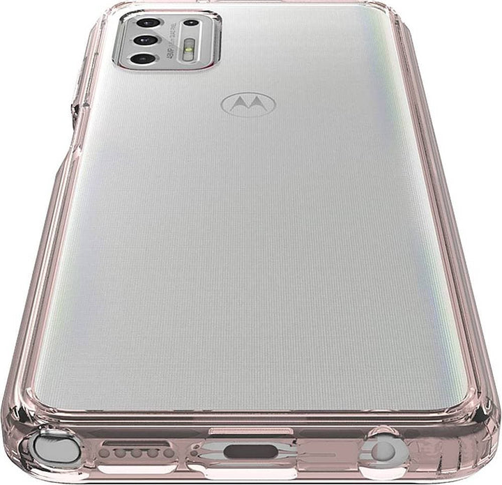 SaharaCase - Hard Shell Series Case for Motorola Moto G Stylus (2021) - Clear Rose Gold_4