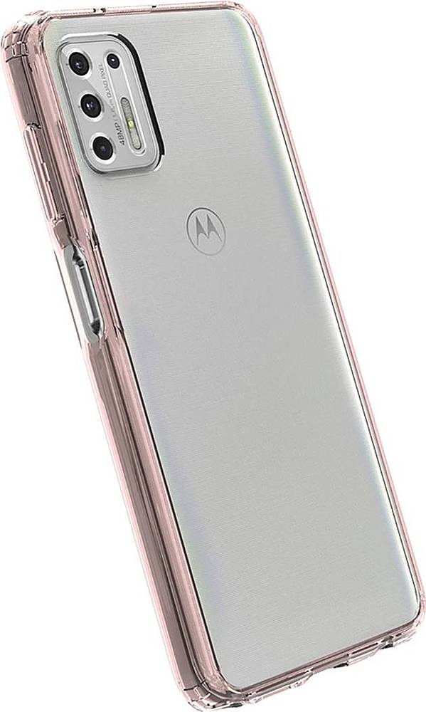 SaharaCase - Hard Shell Series Case for Motorola Moto G Stylus (2021) - Clear Rose Gold_3