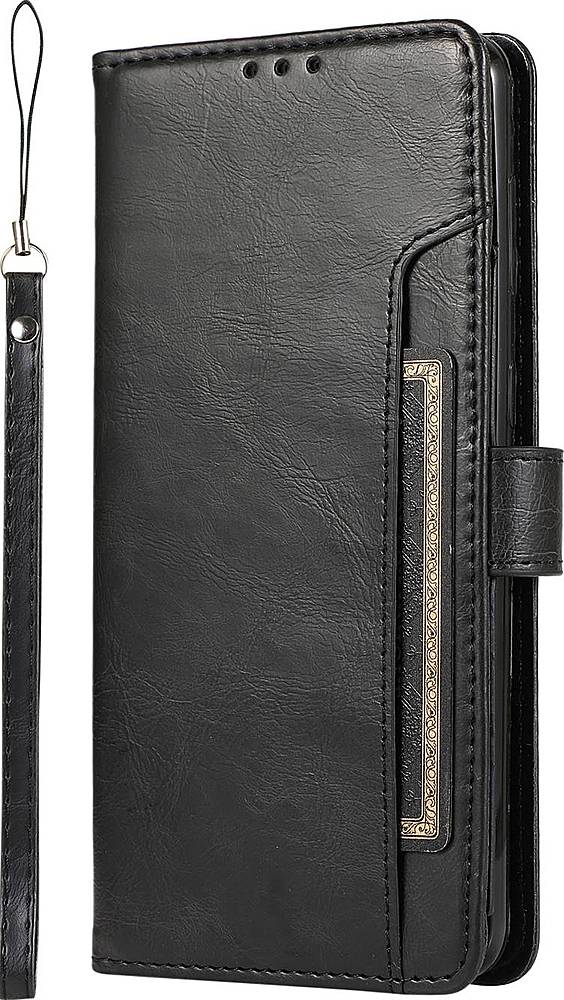 SaharaCase - Folio Wallet Case for Samsung Galaxy S21 Ultra 5G - Black_0