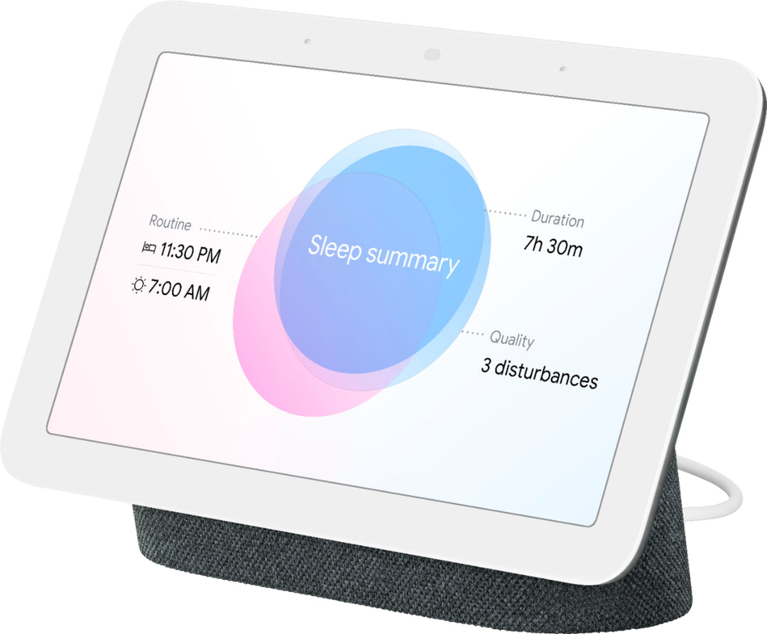 Nest Hub 7” Smart Display with Google Assistant (2nd Gen) - Charcoal_4
