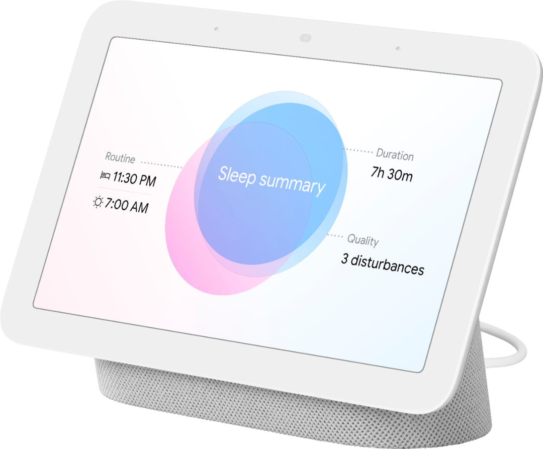 Nest Hub 7” Smart Display with Google Assistant (2nd Gen) - Chalk_4