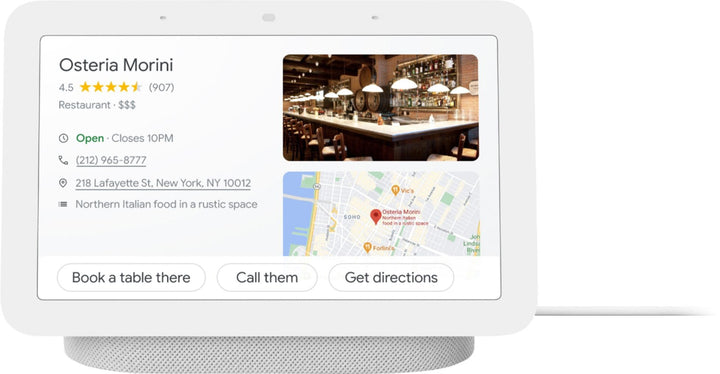 Nest Hub 7” Smart Display with Google Assistant (2nd Gen) - Chalk_5