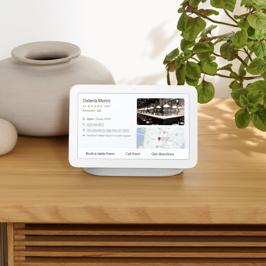 Nest Hub 7” Smart Display with Google Assistant (2nd Gen) - Chalk_3