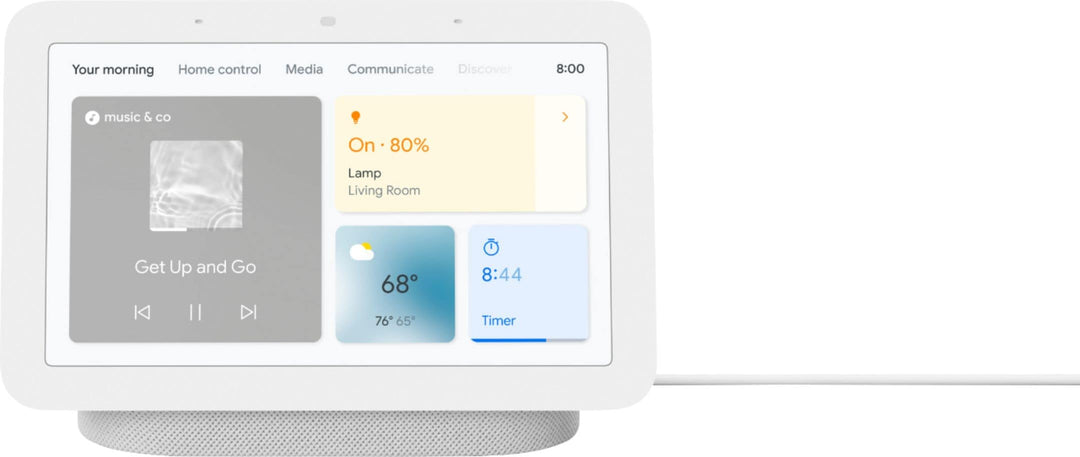 Nest Hub 7” Smart Display with Google Assistant (2nd Gen) - Chalk_2