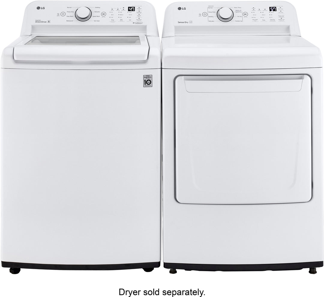 LG - 4.3 Cu. Ft. High-Efficiency Smart Top Load Washer with TurboDrum Technology - White_7