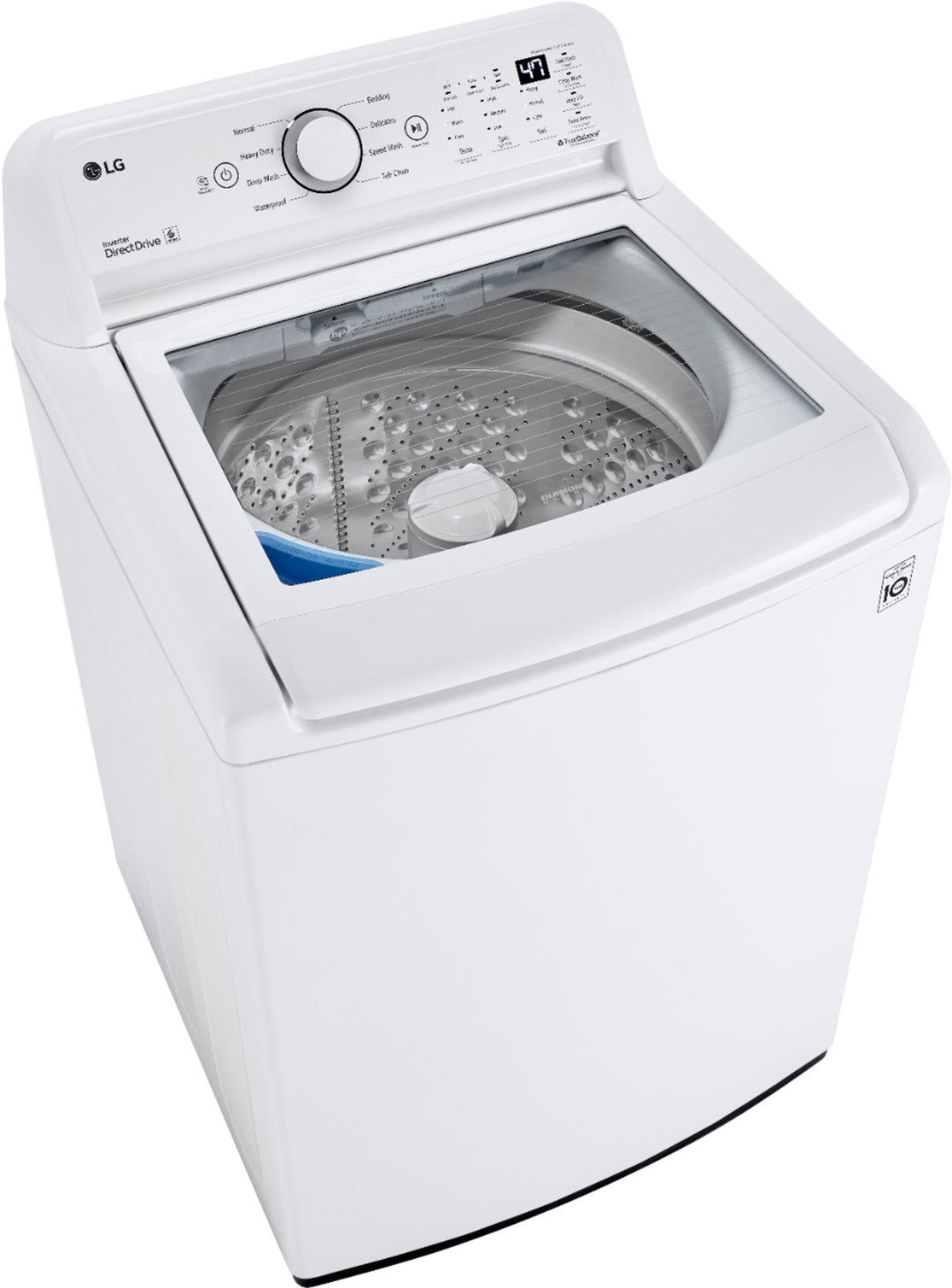 LG - 4.3 Cu. Ft. High-Efficiency Smart Top Load Washer with TurboDrum Technology - White_3