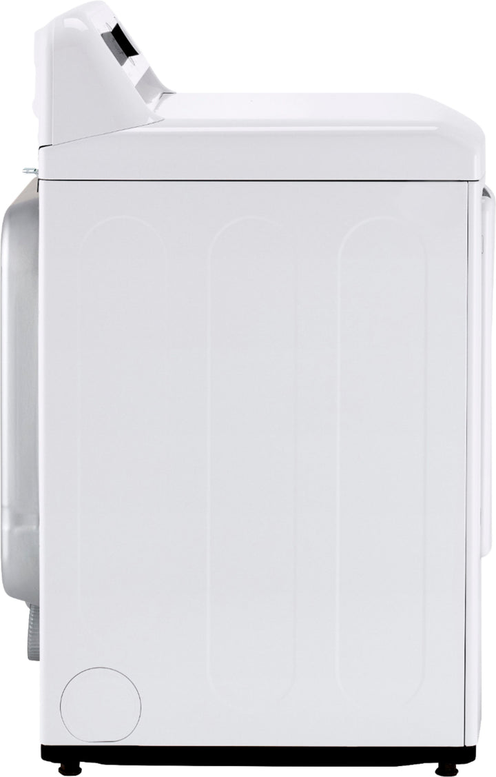 LG - 7.3 cu ft Electric Dryer with Sensor Dry - White_10