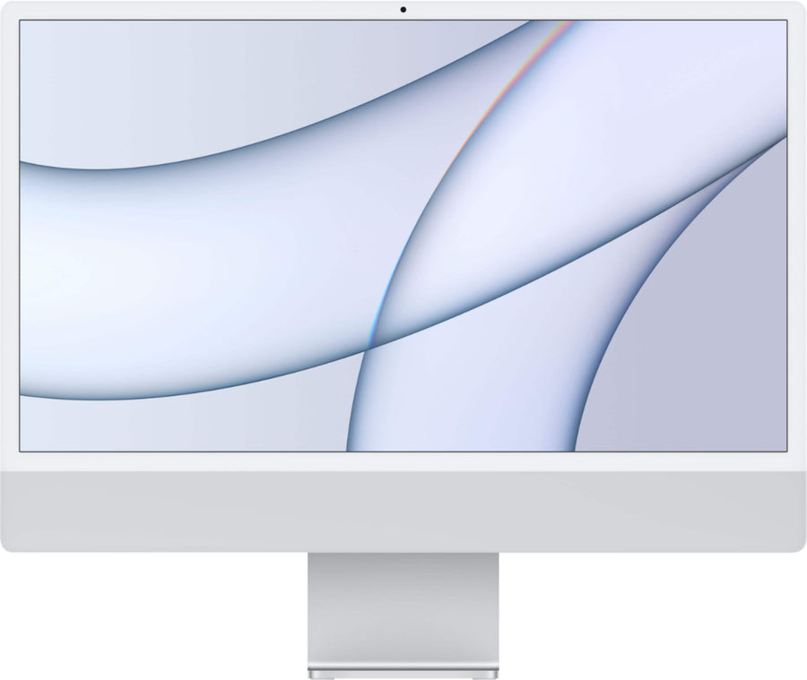 24" iMac® with Retina 4.5K display - Apple M1 - 8GB Memory - 256GB SSD (Latest Model) - Silver_0