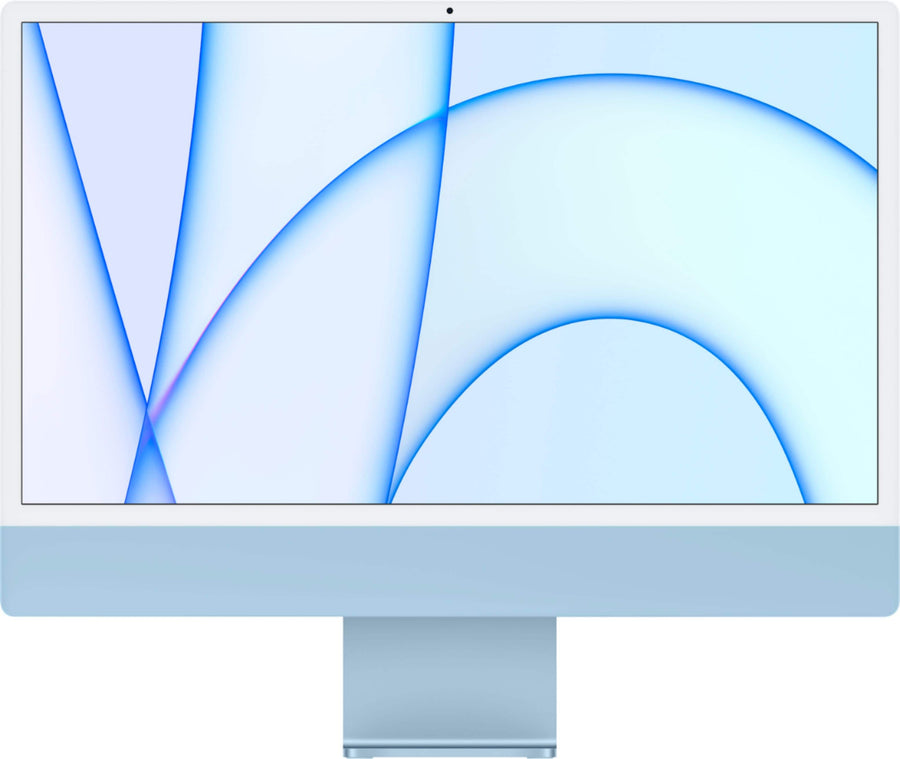 24" iMac® with Retina 4.5K display - Apple M1 - 8GB Memory - 256GB SSD (Latest Model) - Blue_0