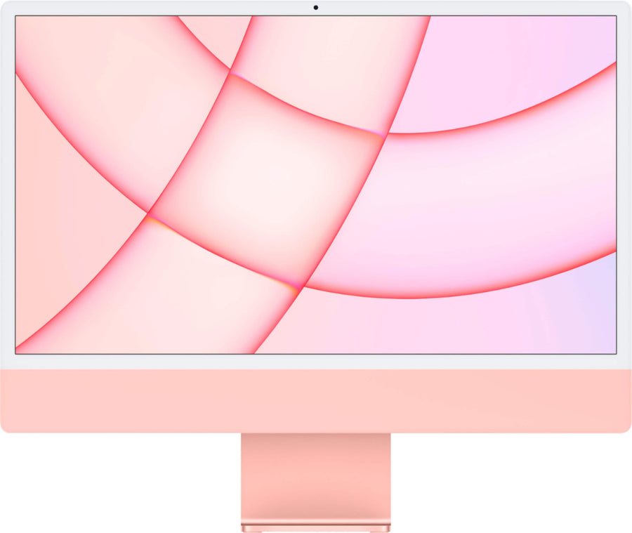 24" iMac® with Retina 4.5K display - Apple M1 - 8GB Memory - 256GB SSD (Latest Model) - Pink_0