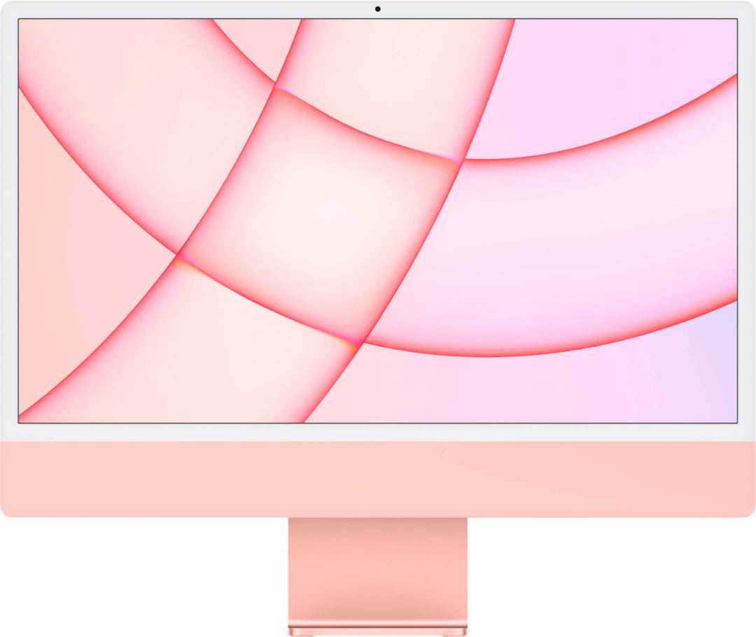 24" iMac® with Retina 4.5K display - Apple M1 - 8GB Memory - 256GB SSD  - w/Touch ID (Latest Model) - Pink_0