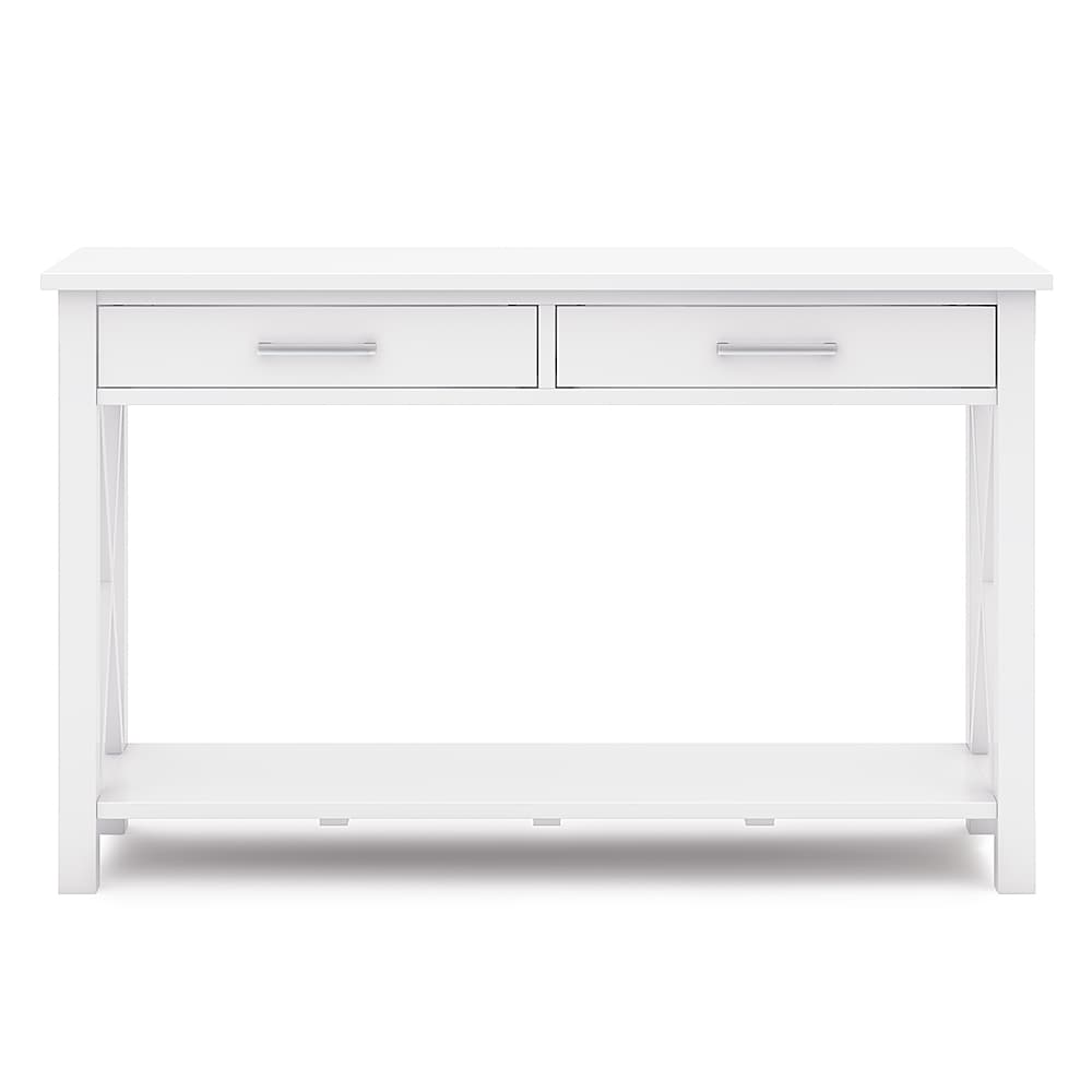 Simpli Home - Kitchener Console Sofa Table - White_0