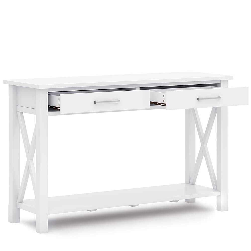 Simpli Home - Kitchener Console Sofa Table - White_2