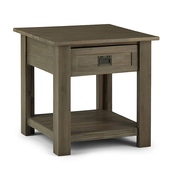 Simpli Home - Monroe End Table - Distressed Grey_1