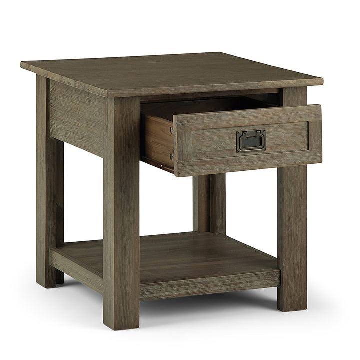 Simpli Home - Monroe End Table - Distressed Grey_2