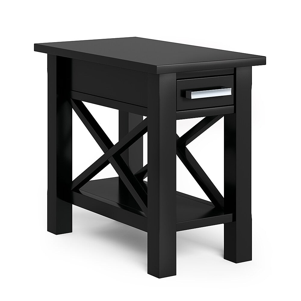 Simpli Home - Kitchener Narrow Side Table - Black_1