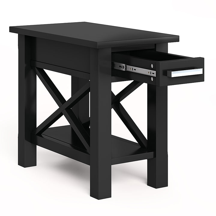 Simpli Home - Kitchener Narrow Side Table - Black_2