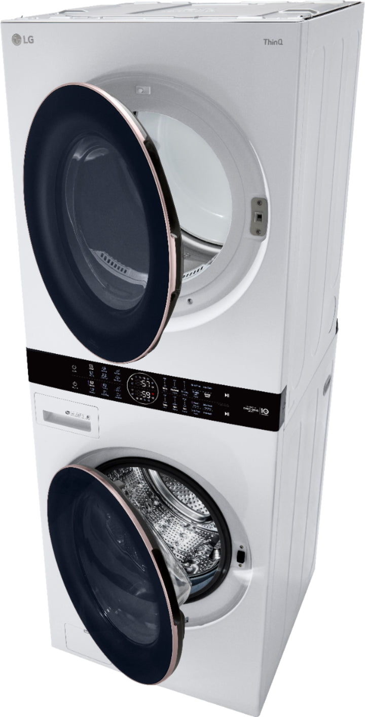 LG - 4.5 Cu. Ft. HE Smart Front Load Washer and 7.4 Cu. Ft. Electric Dryer WashTower with Built-In Intelligence - White_11