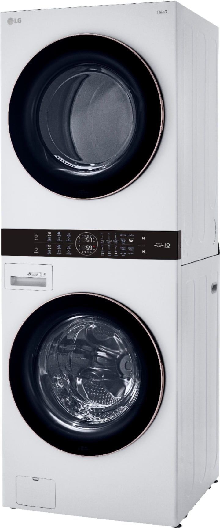 LG - 4.5 Cu. Ft. HE Smart Front Load Washer and 7.4 Cu. Ft. Electric Dryer WashTower with Built-In Intelligence - White_10