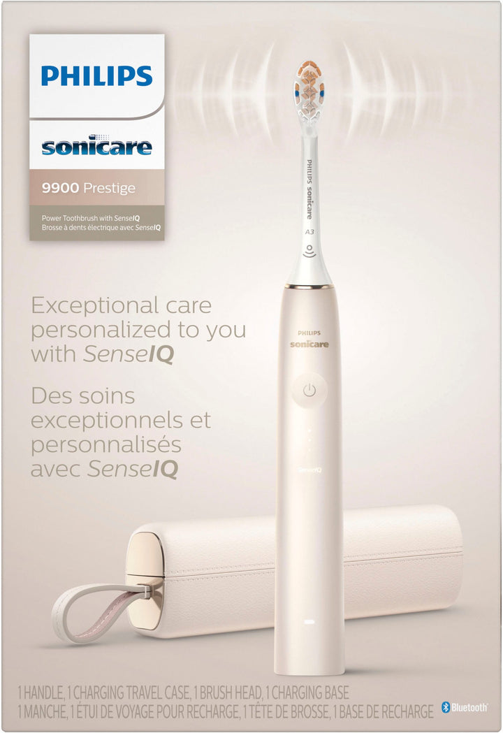 Philips Sonicare 9900 Prestige Rechargeable Electric Toothbrush with SenseIQ - Champagne_15