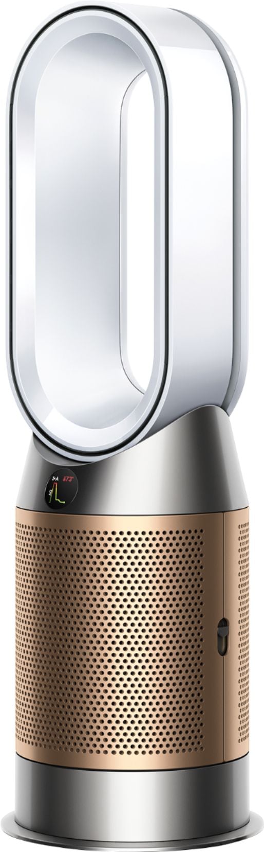Dyson - Purifier Hot+Cool Formaldehyde - HP09 - Smart Tower Air Purifier, Heater and Fan - White/Gold_1
