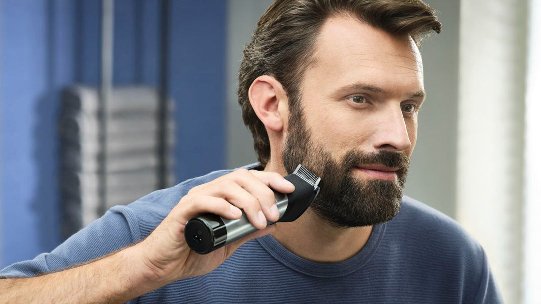 Philips Norelco - Series 9000 Ultimate Rechargeable Beard and Hair Trimmer - Steel_2