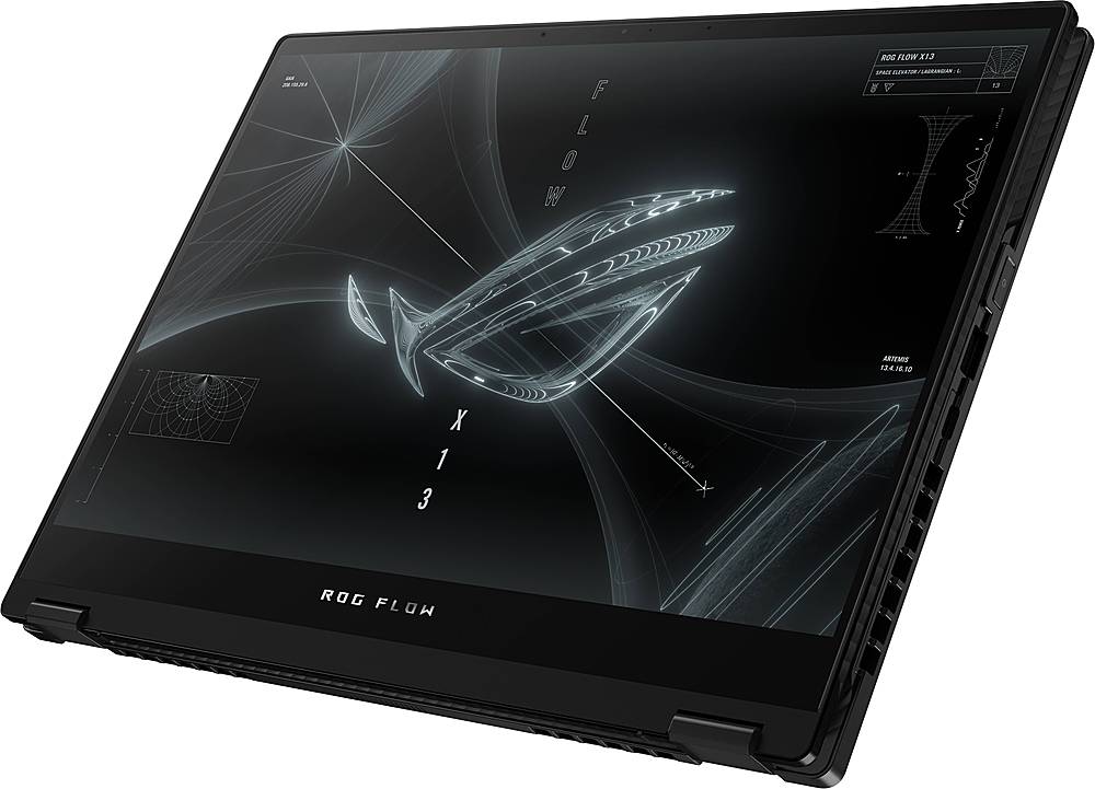ASUS - ROG Flow X13 2-in-1 13.4" 4K Ultra HD Touch-Screen Laptop - AMD Ryzen 9 - 32GB RAM - NVIDIA GeForce GTX 1650 - 1TB SSD - Off Black-Supernova Edition_14