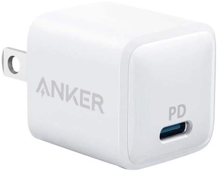 Anker - PowerPort PD Nano 20W USB-C Wall Charger with 6-ft USB-C to Lightning Cable - White_1