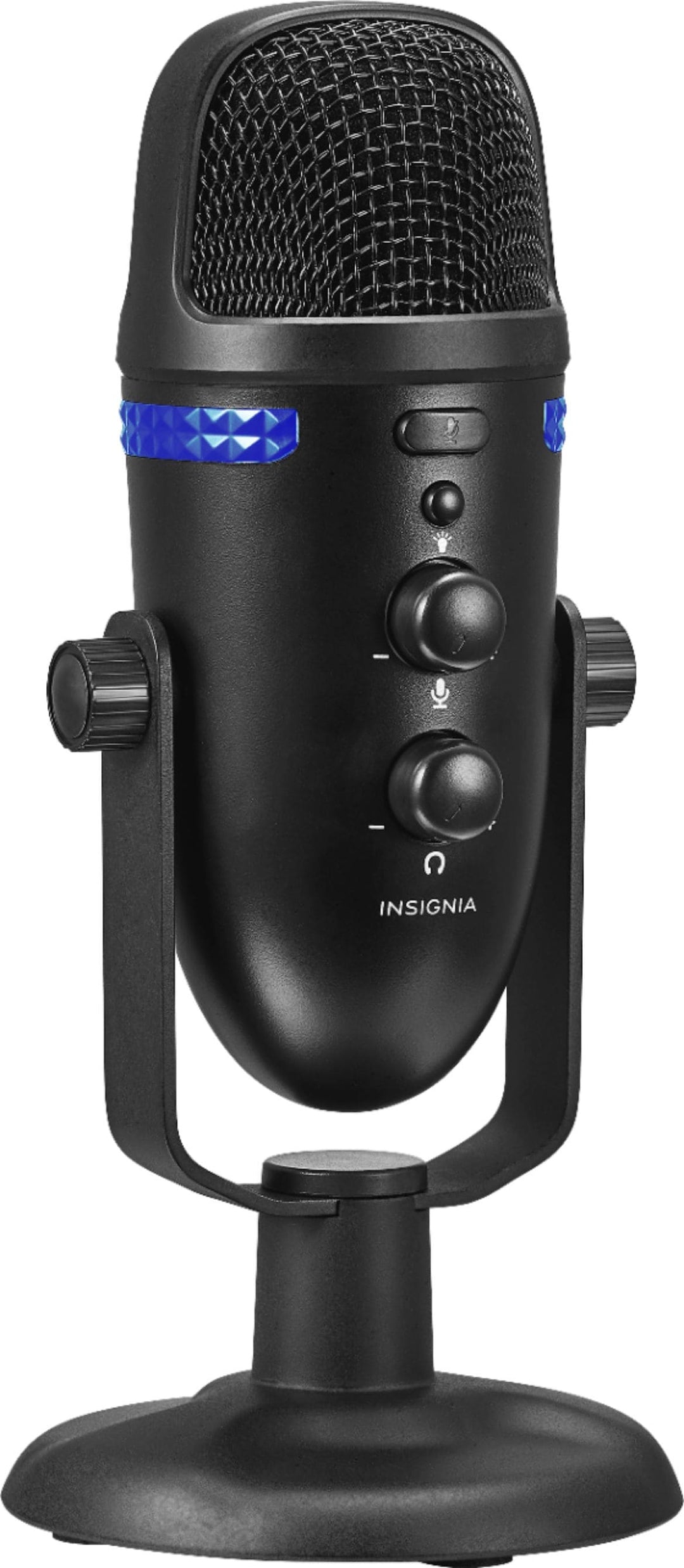 Insignia™ - Wired Cardioid & Omnidirectional USB Microphone_3