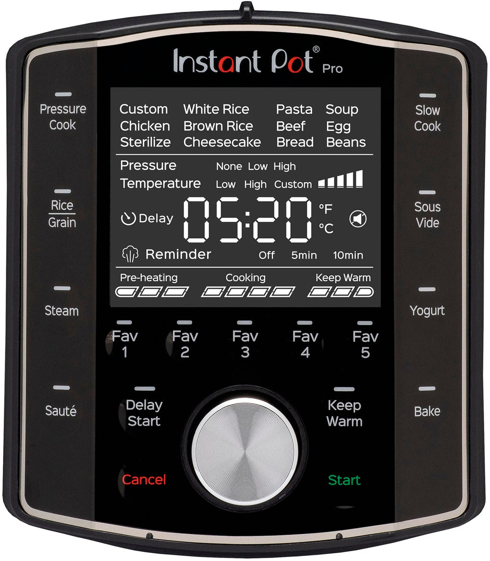 Instant Pot - 6qt Pro Electric Pressure Cooker - Silver_1