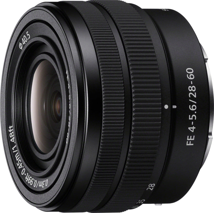 Sony - Alpha FE 28-60mm F4-5.6 Full-frame Compact Zoom Lens - Black_1