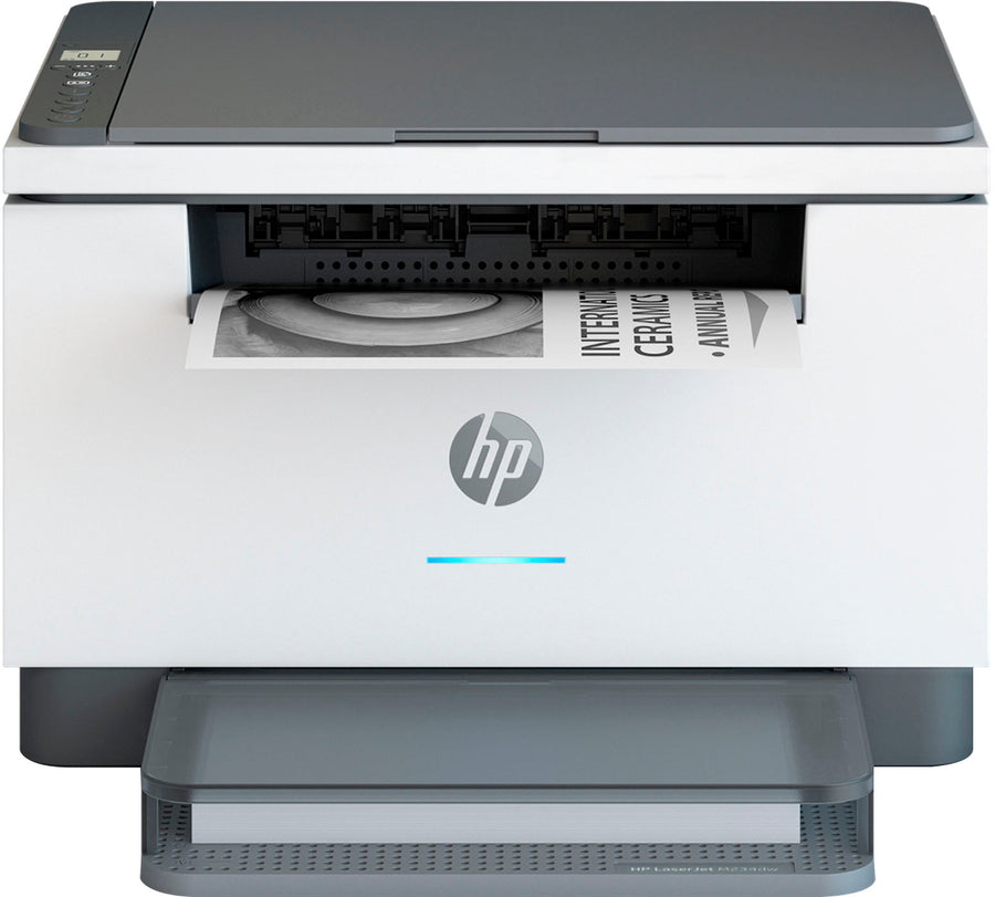 HP - LaserJet M234dw Wireless Black-and-White Laser Printer - White & Slate_0