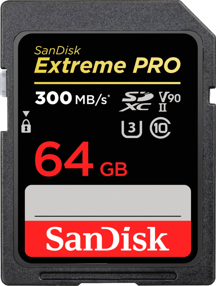 SanDisk - Extreme Pro 64GB SDXC UHS-II Memory Card_0