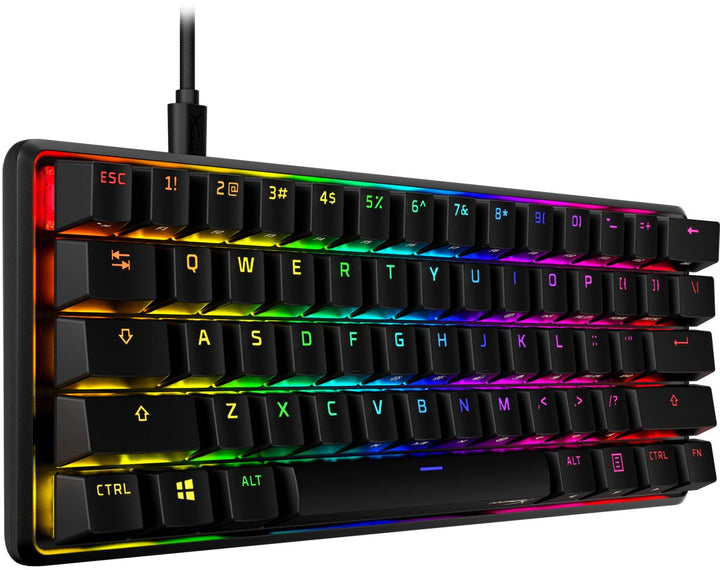 HyperX - Alloy Origins 60% Wired Mechanical Linear Red Switch Gaming Keyboard and RGB Back Lighting - Black_5
