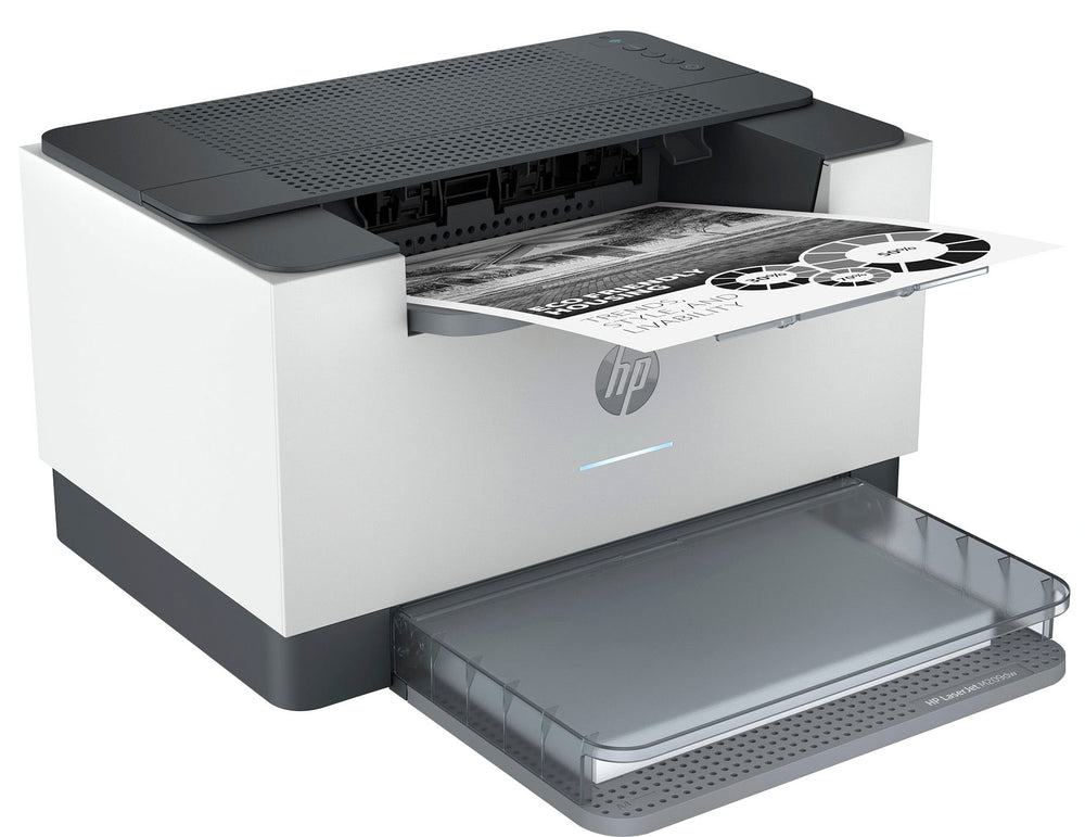 HP - LaserJet M209dw Wireless Black-and-White Laser Printer - White & Slate_1