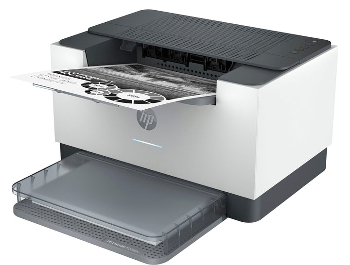 HP - LaserJet M209dw Wireless Black-and-White Laser Printer - White & Slate_9
