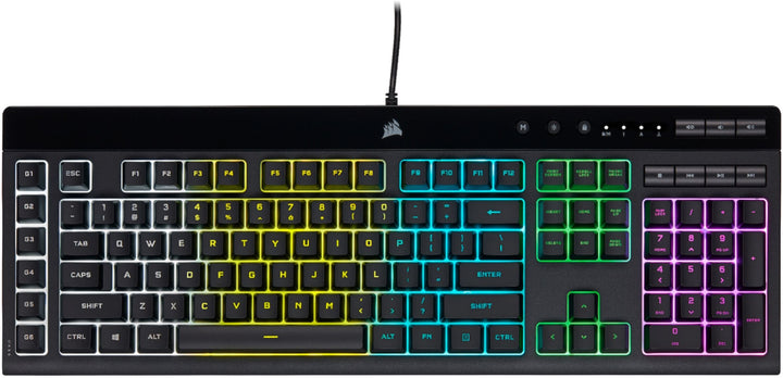 CORSAIR - K55 RGB Pro Full-size Wired Dome Membrane Gaming Keyboard with Elgato Stream Deck Software Integration - Black_11