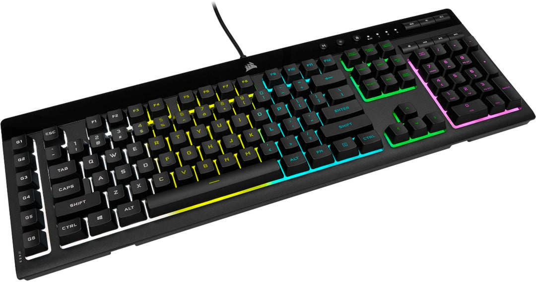 CORSAIR - K55 RGB Pro Full-size Wired Dome Membrane Gaming Keyboard with Elgato Stream Deck Software Integration - Black_8