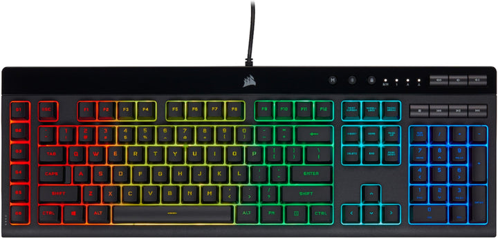CORSAIR - K55 RGB Pro Full-size Wired Dome Membrane Gaming Keyboard with Elgato Stream Deck Software Integration - Black_5