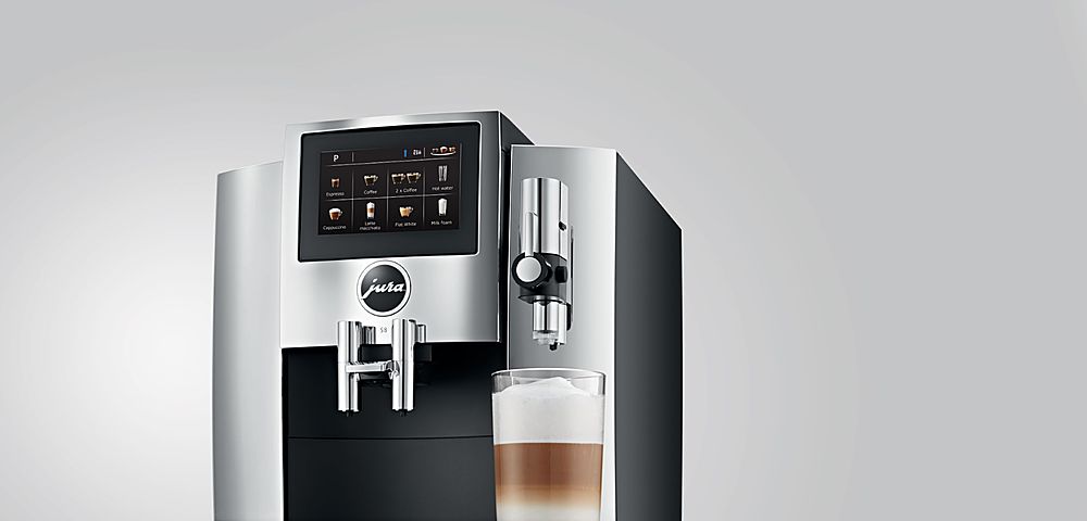 Jura - S8 Espresso Machine with 15 bars of pressure and Milk Frother - Chrome_6